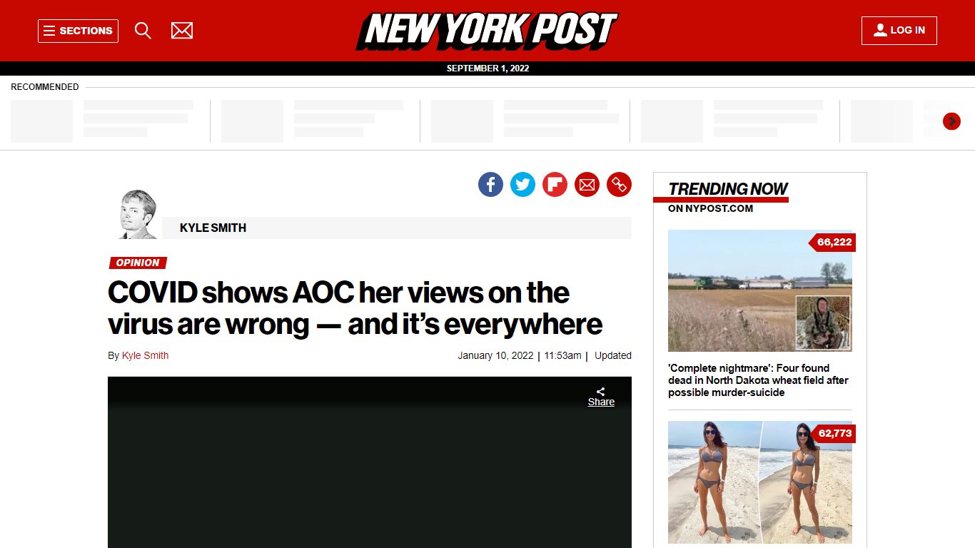 COVID shows AOC her views on the virus are wrong - New York Post